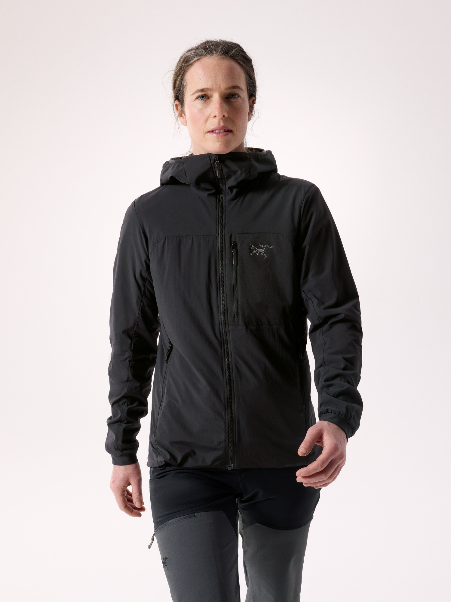 S26-X000009508-Proton-SL-Hoody-Black-Women-s-Front-View
